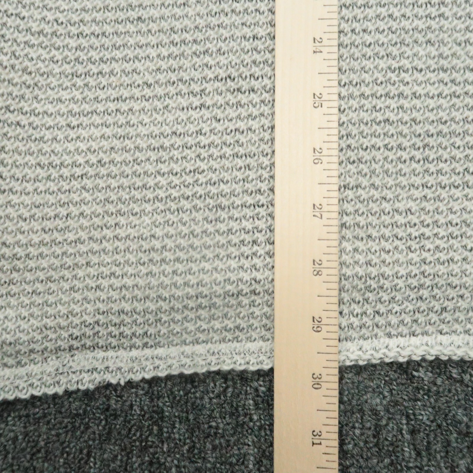 Kith Shirt Mens Extra Small Gray Beige Short Sleeve Knit Crew Long Length gallery
