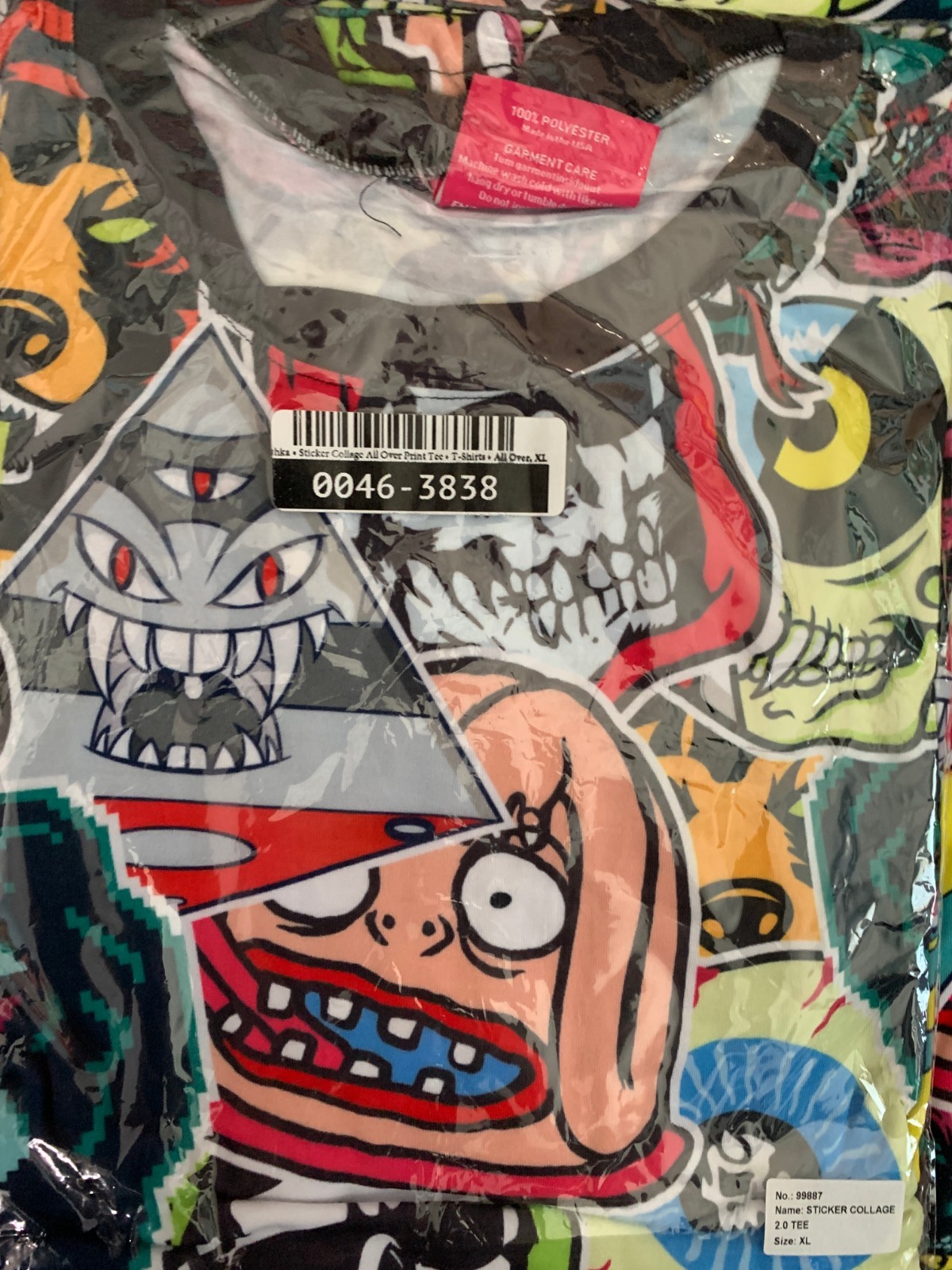Memorial Weekend Sale - MISHKA Sticker Collage shirt Brand New size XL gallery