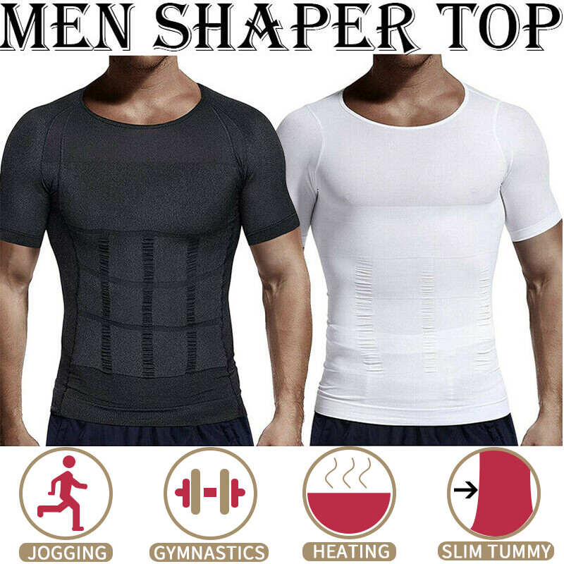 CGTFY Gynecomastia Compression Tank Top Men Classic Athletic Body Shaper Vest US gallery