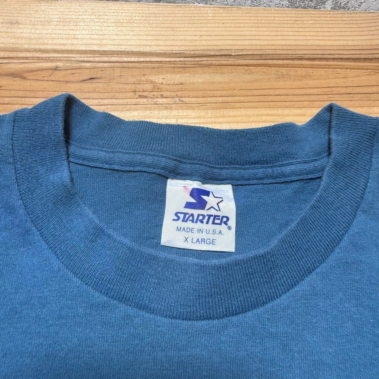 Vintage 90s Starter Blank Streetwear Minimalist Single Stitch T-Shirt USA - XL gallery