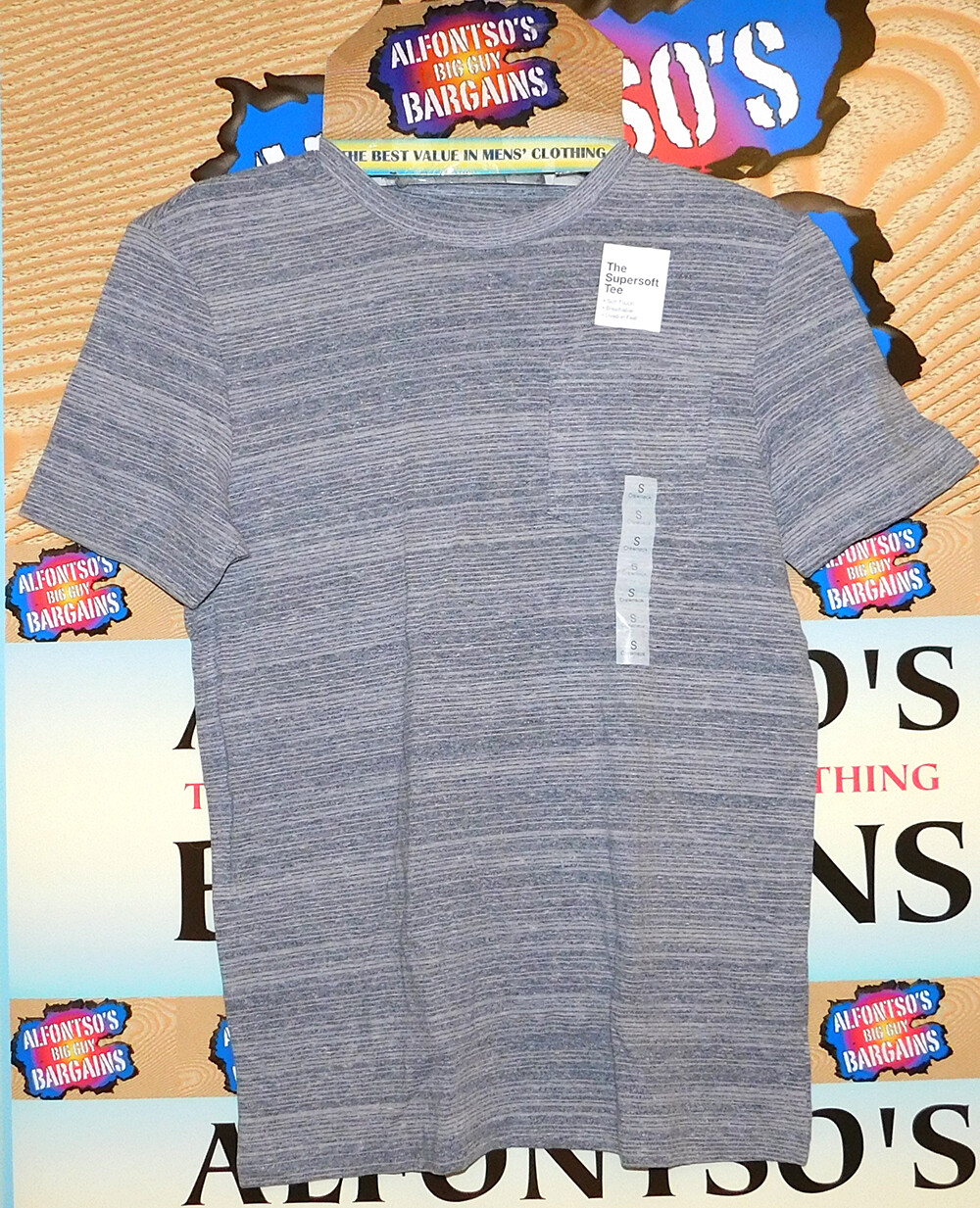 Mens Sonoma Super Soft Pocket Tees Crew Neck Pre Washed $9.99 (Box 17)