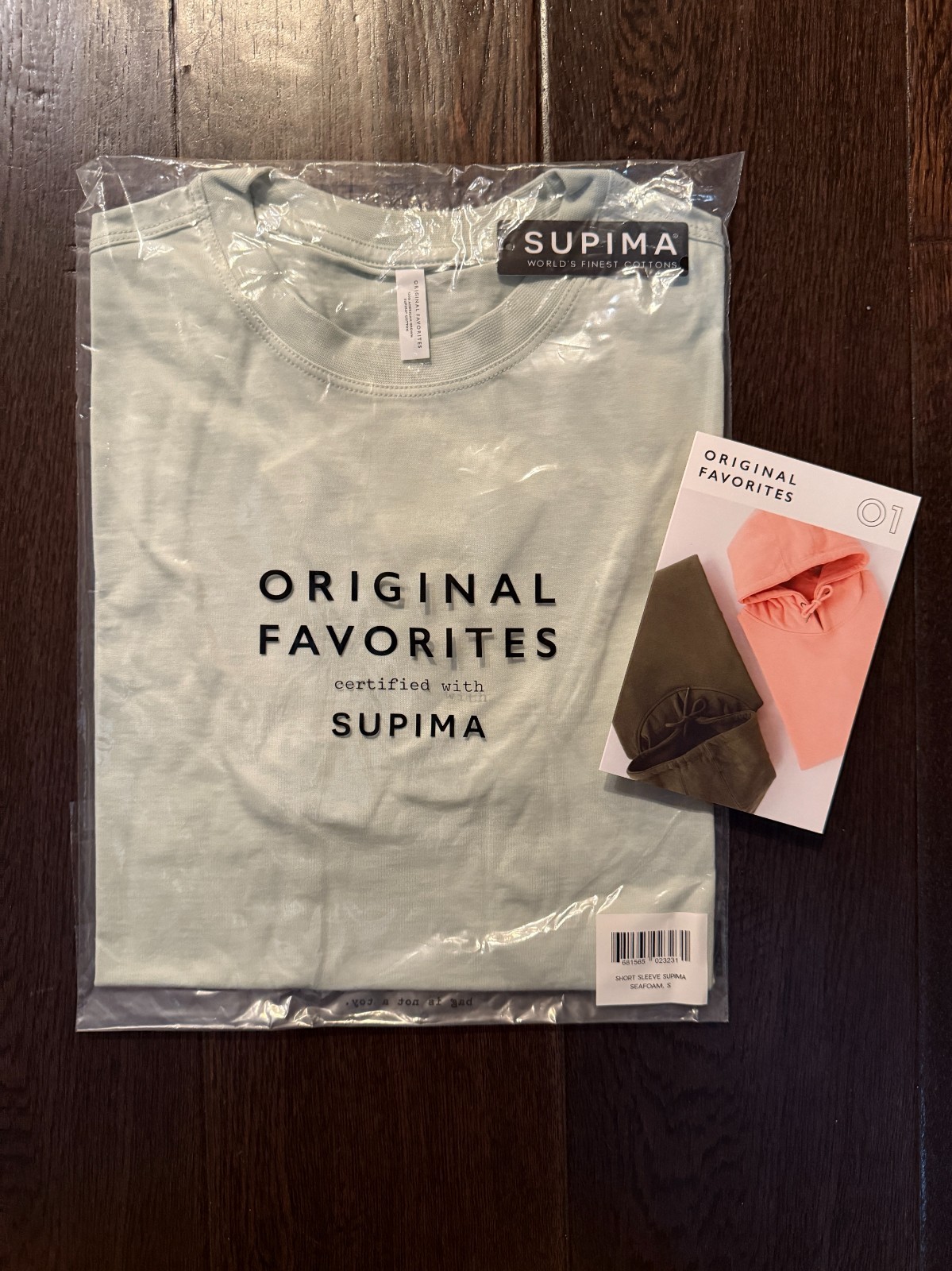 Original Favorites 100% Supima Cotton – Seafoam Green – Sizes – T Shirt Blank