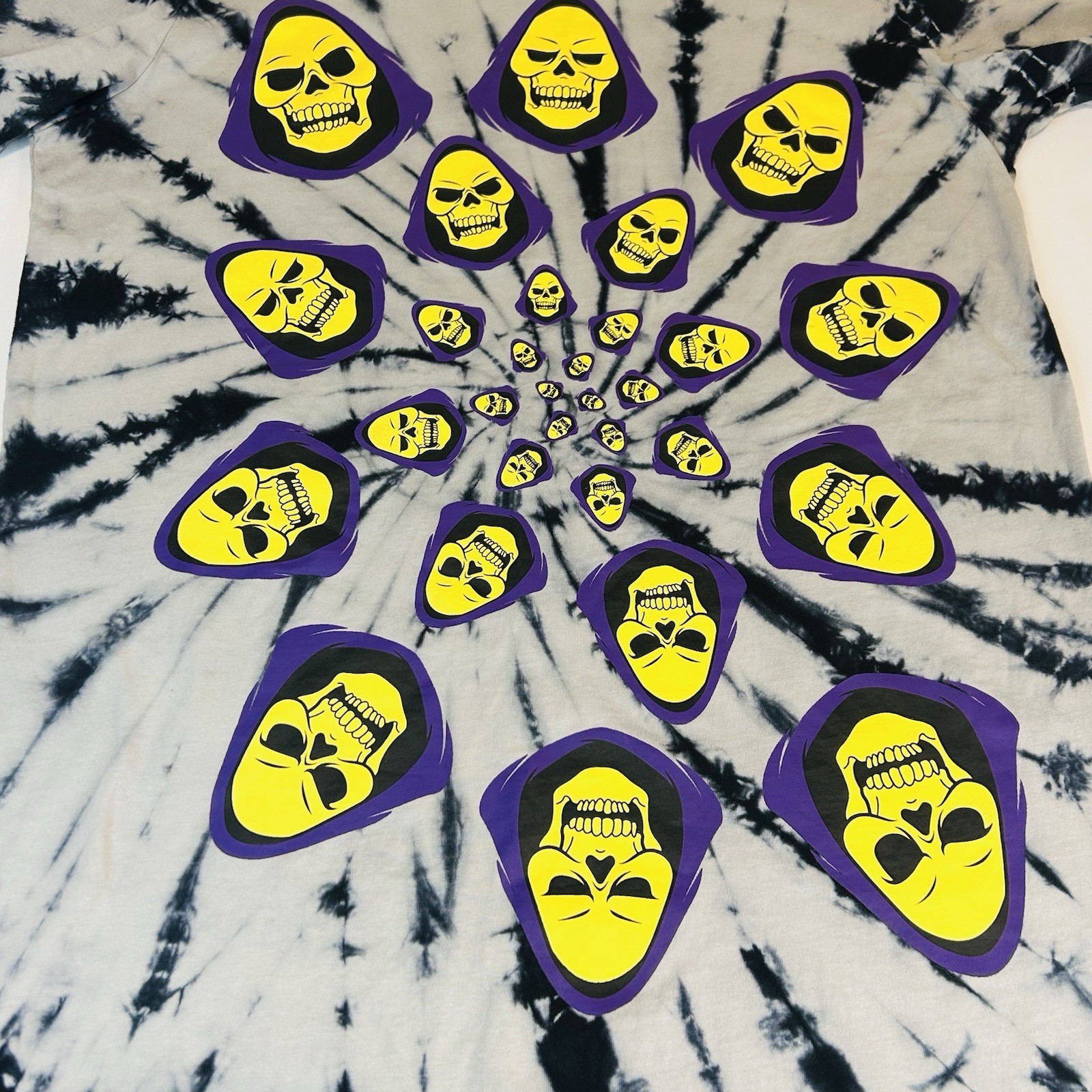 Killstar x Masters of the Universe Skeletor Tie Dye He-Man Small Shirt gallery