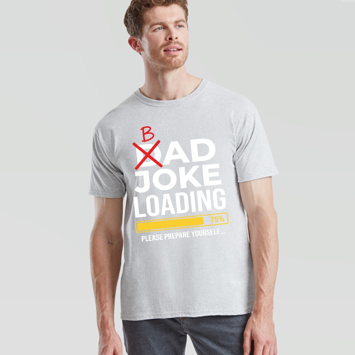 Dad Joke Loading Mens T Shirt Fathers Day Daddy Funny Bad Joke Tee Gift Top gallery