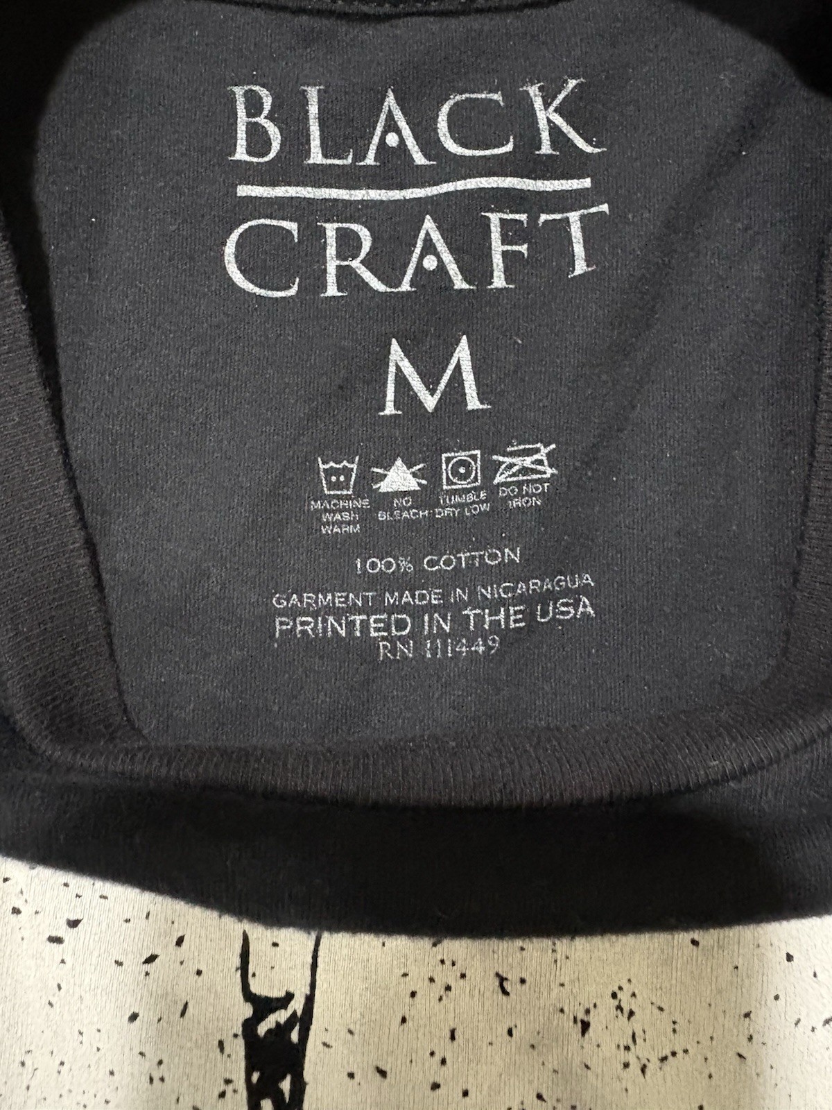 Blackcraft Cult T Shirt Mens Medium Black Skull Gothic Occult Graphic Death Tee gallery