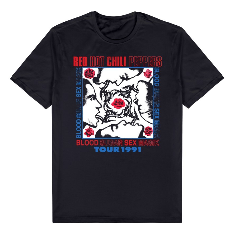 Red Hot Chilli Peppers Blood Sugar 1991 Tour Tee Shirt Christmas Birthday Gift