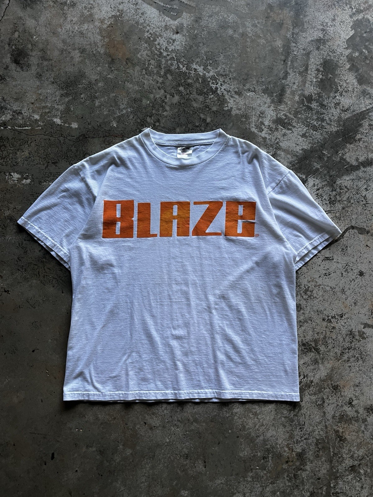 Vintage 90s Blaze Hip Hop Magazine Promo Rap Tee Size XL Short Sleeve Y2K gallery