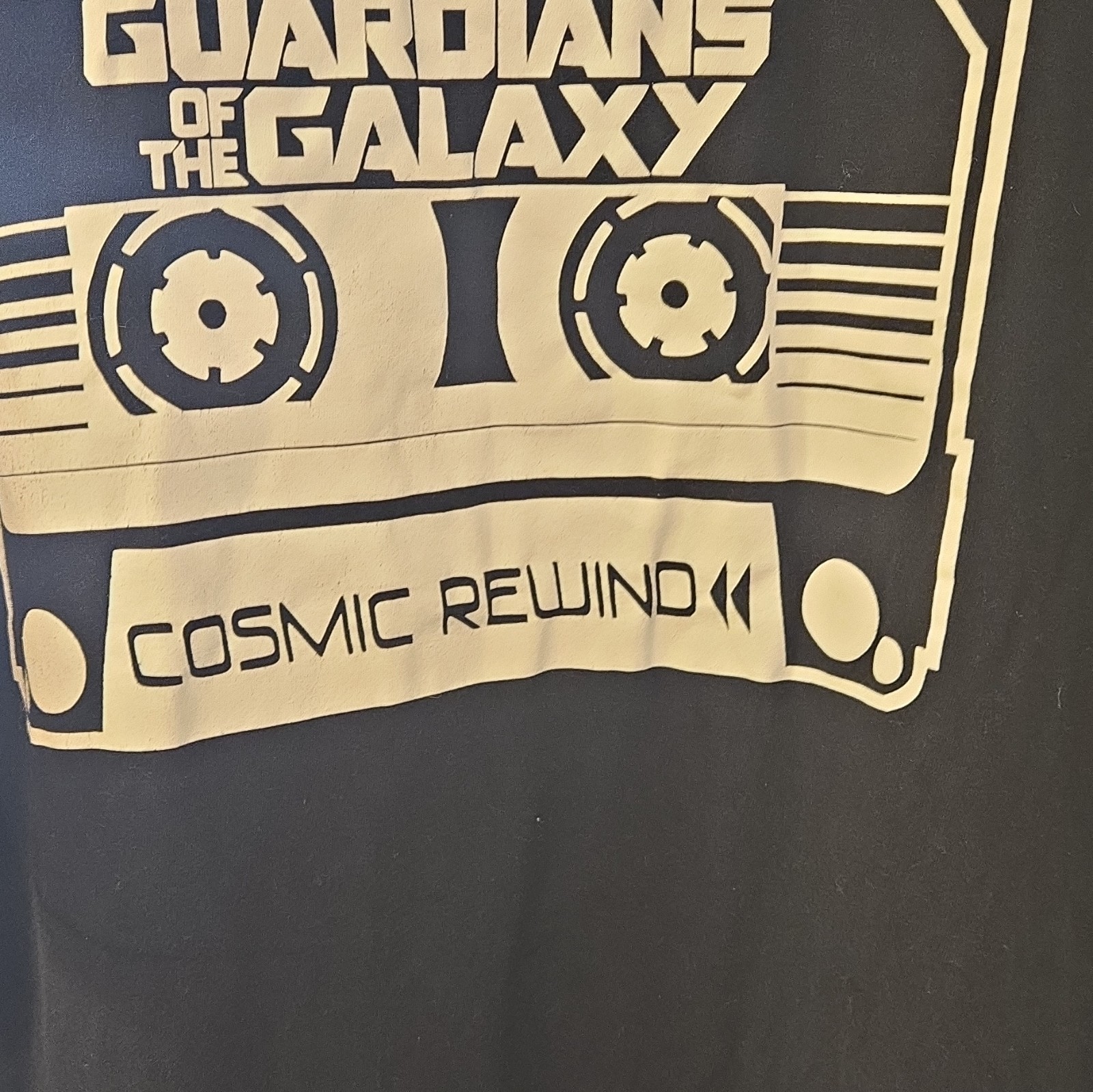 Men’s 2XL Black Marvel Guardians of the Galaxy Cosmic Rewind Graphic Tee gallery