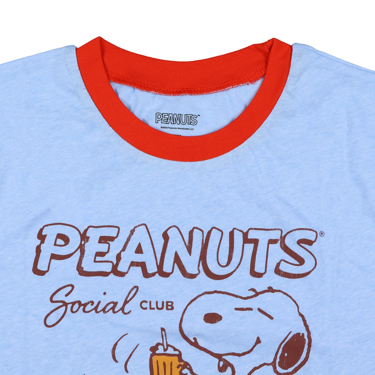 Peanuts Comics T-Shirt Snoopy and Woodstock Social Club Since 1955 Shirt gallery