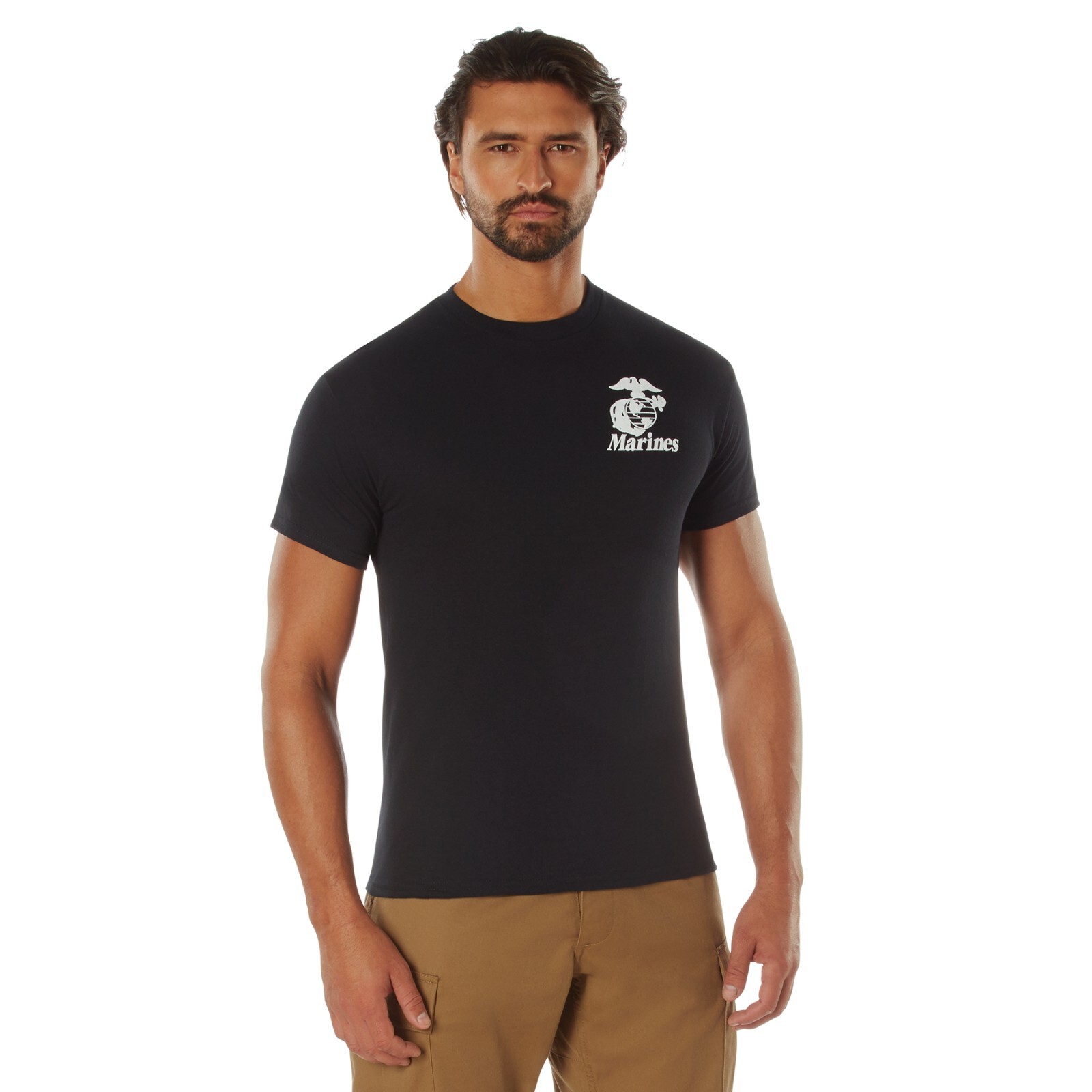 Black USMC Marines T-Shirt 'Pain Is Weakness' Mens Tee Shirt gallery