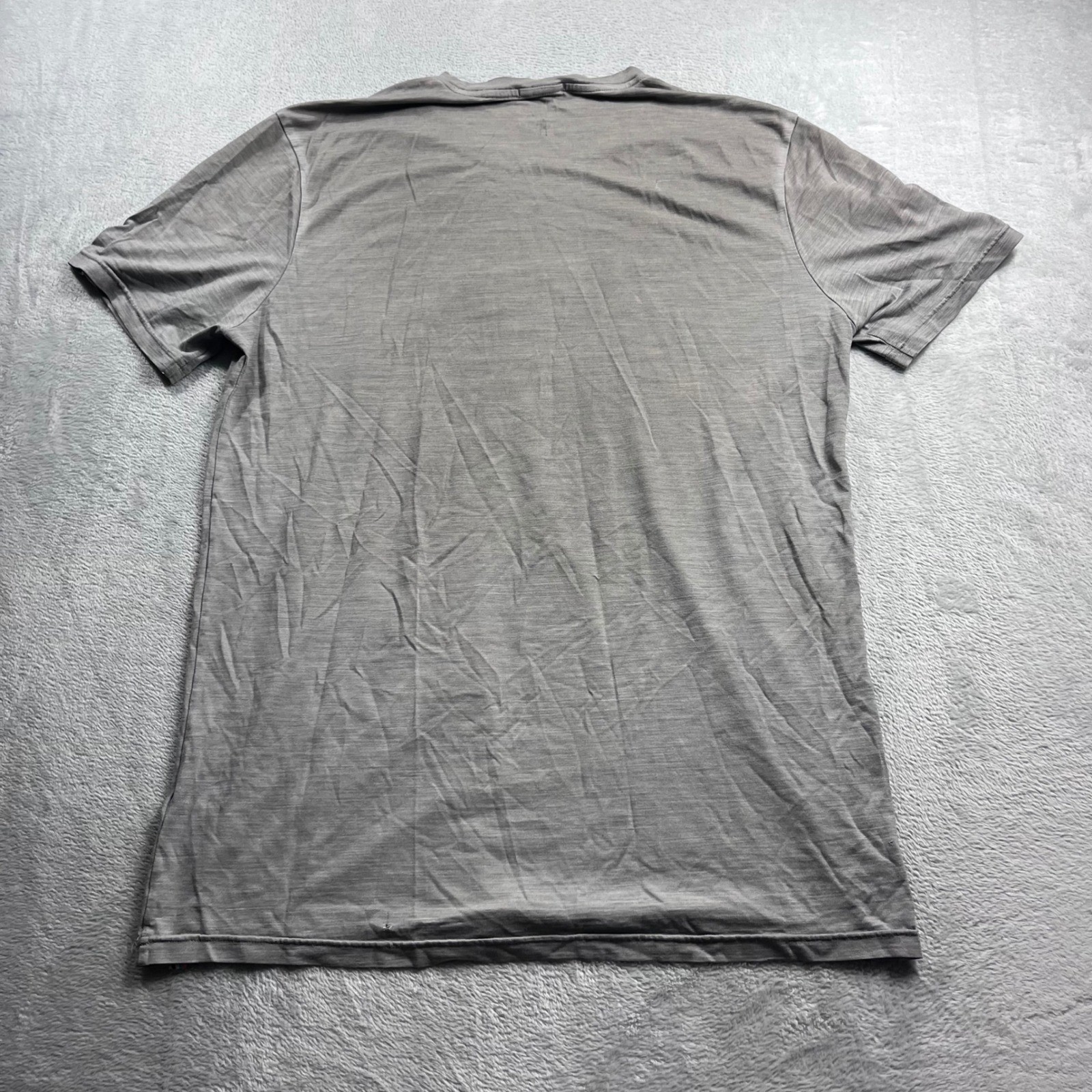 Smartwool Mens Merino Wool Snowcat Graphic T-Shirt Gray Short Sleeve Tee L gallery