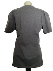 ATHLETIC WORKS Breathable Gray Short Sleeve Crew Neck Pocket T-Shirt Sz M*