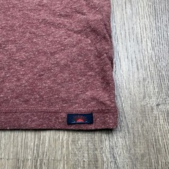 Faherty Mens Heathered Red Long Sleeve Cloud Organic Cotton Henley Shirt Size M