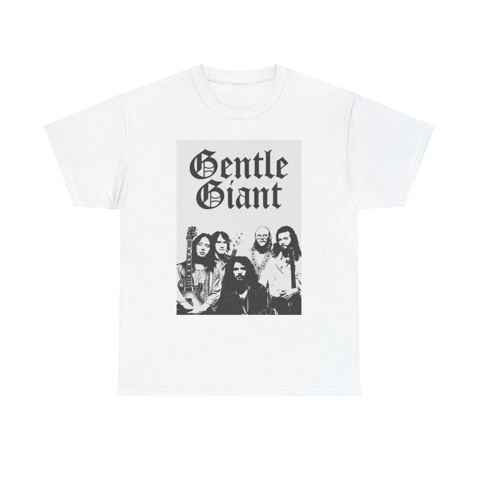 Gentle Giant Graphic T Shirt Vintage Rock Band Unisex Heavy Cotton Tee gallery