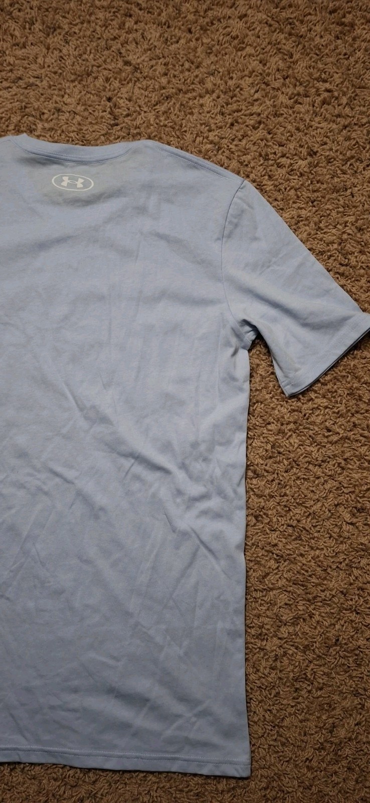 Under Armour LIGHT BLUE Mens Size Small UA Loose Short Sleeve T-Shirt NWT gallery