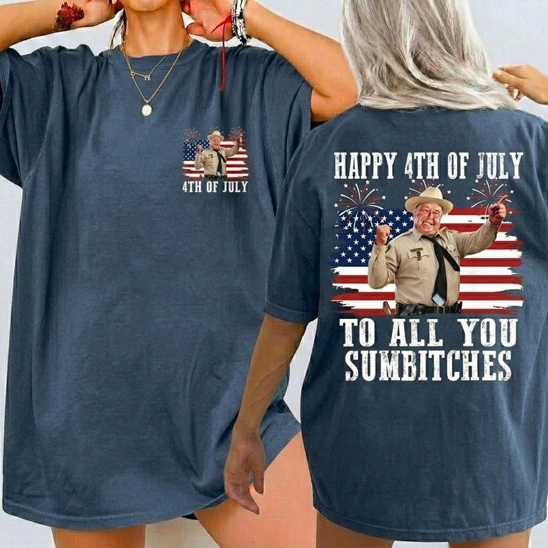Happy 4th Of July To All You Sumbitches Shirt, Retro Shirt gallery