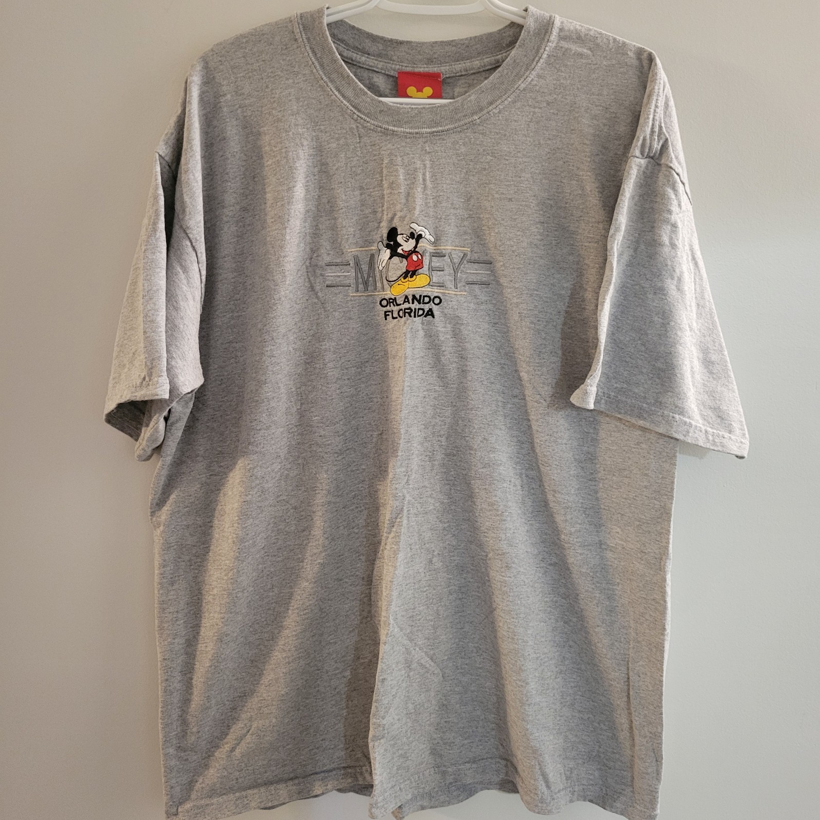 Jerry Leigh Mickey Mouse Orlando Florida T-Shirt Men’s Size XL Gray