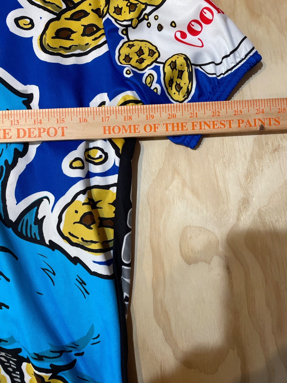 Pearl Izumi Sesame Street Cookie Monster biking shirt size large gallery