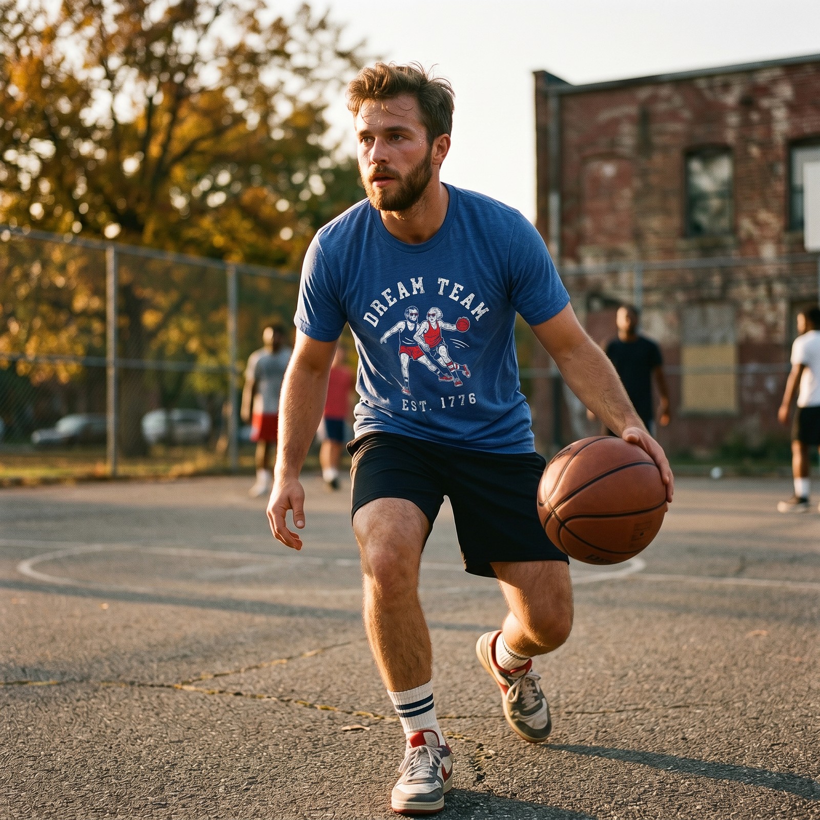 Mens Dream Team 1776 T Shirt Funny George Washington Abe Lincoln Graphic Tee gallery