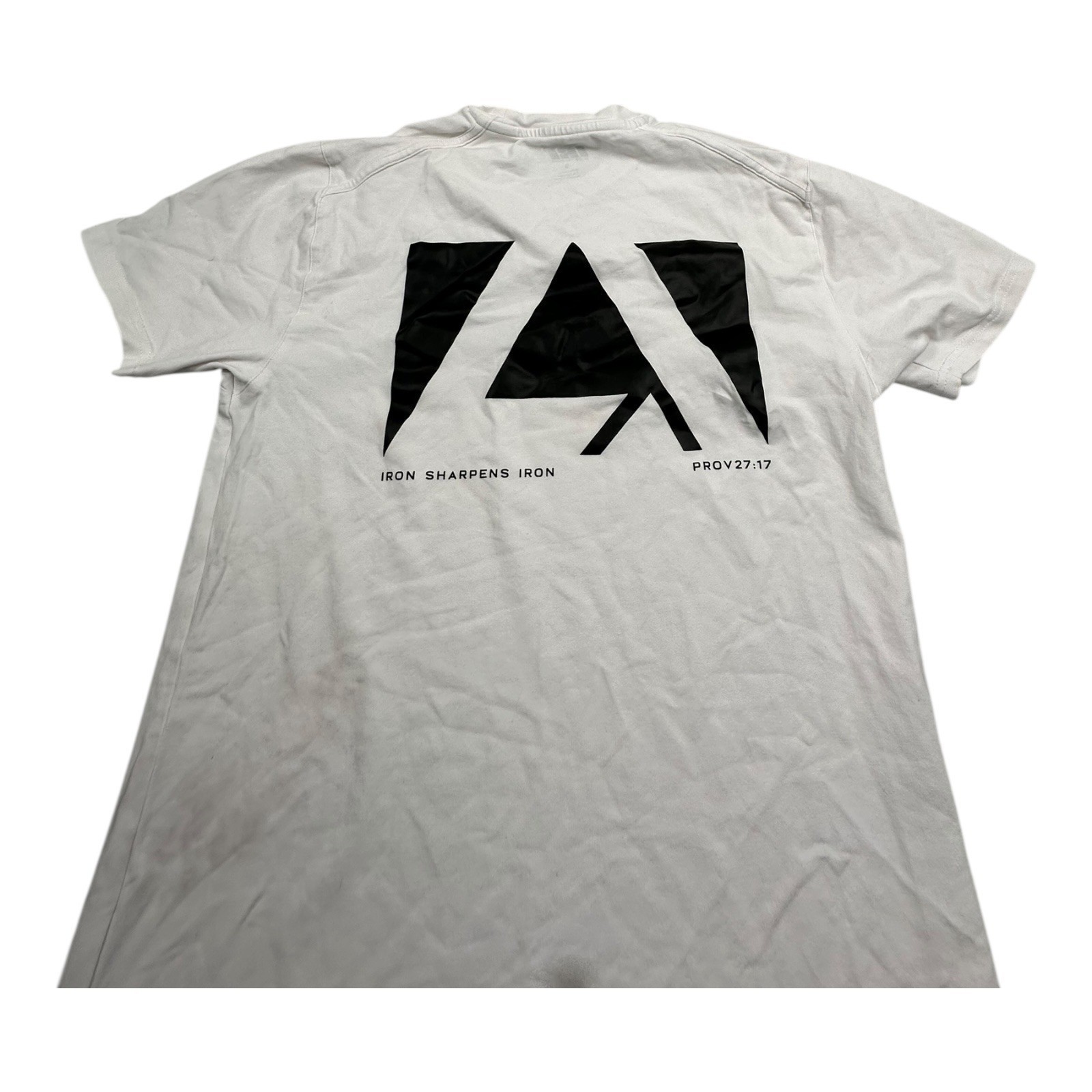 Elite Training White Graphic T Shirt Size S Cotton Spandex gallery