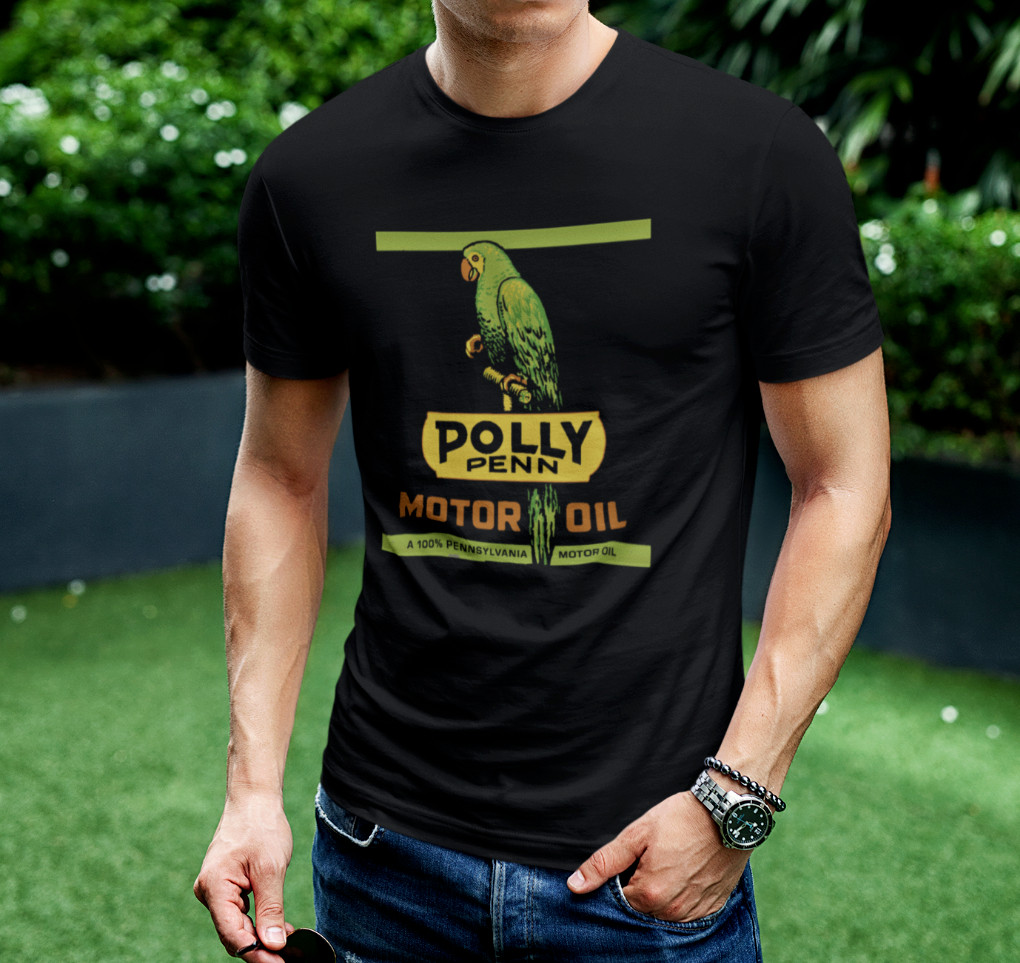 ON SALE: Cool Vintage POLLY PENN Oil Can Silk Screened Graphic T-Shirt