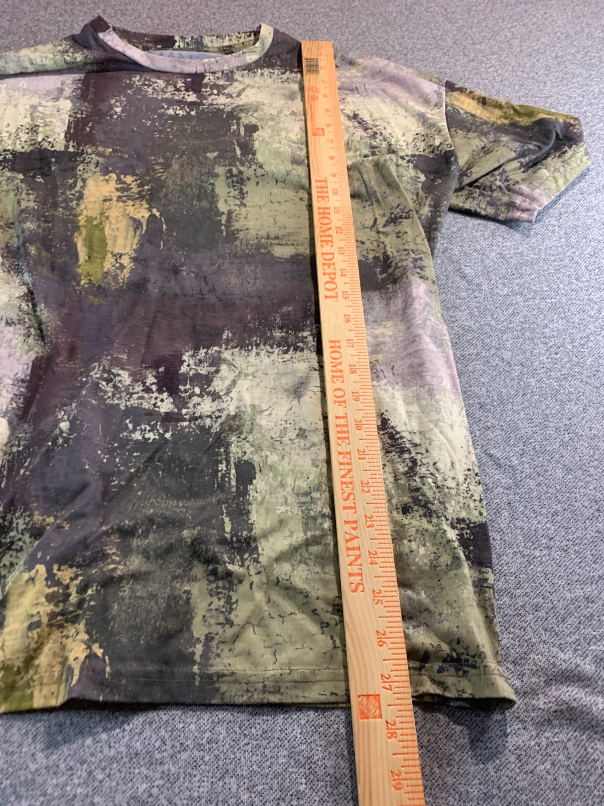 BoohooMan T Shirt Men Multi Camouflage Streetwear Short Sleeve Crewneck Pullover gallery