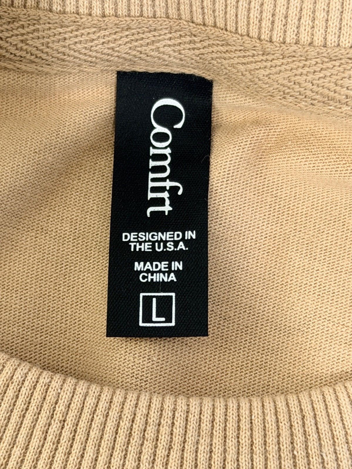 Comfrt Collection Camo T-Shirt Large High Sierra Brown Oversized Cotton Tee NWT gallery