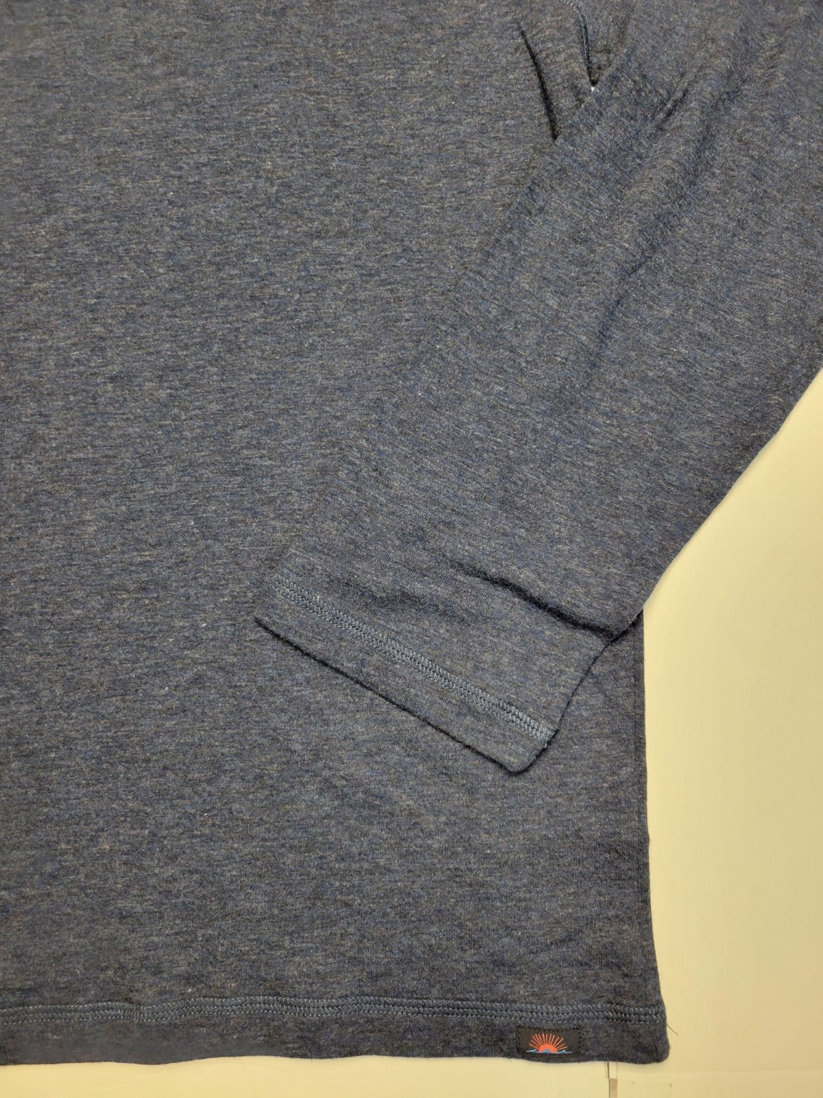 $98 New FAHERTY Cloud Cotton HENLEY T-Shirt Men's XXL 2XL Baltic Navy Blue L/S gallery