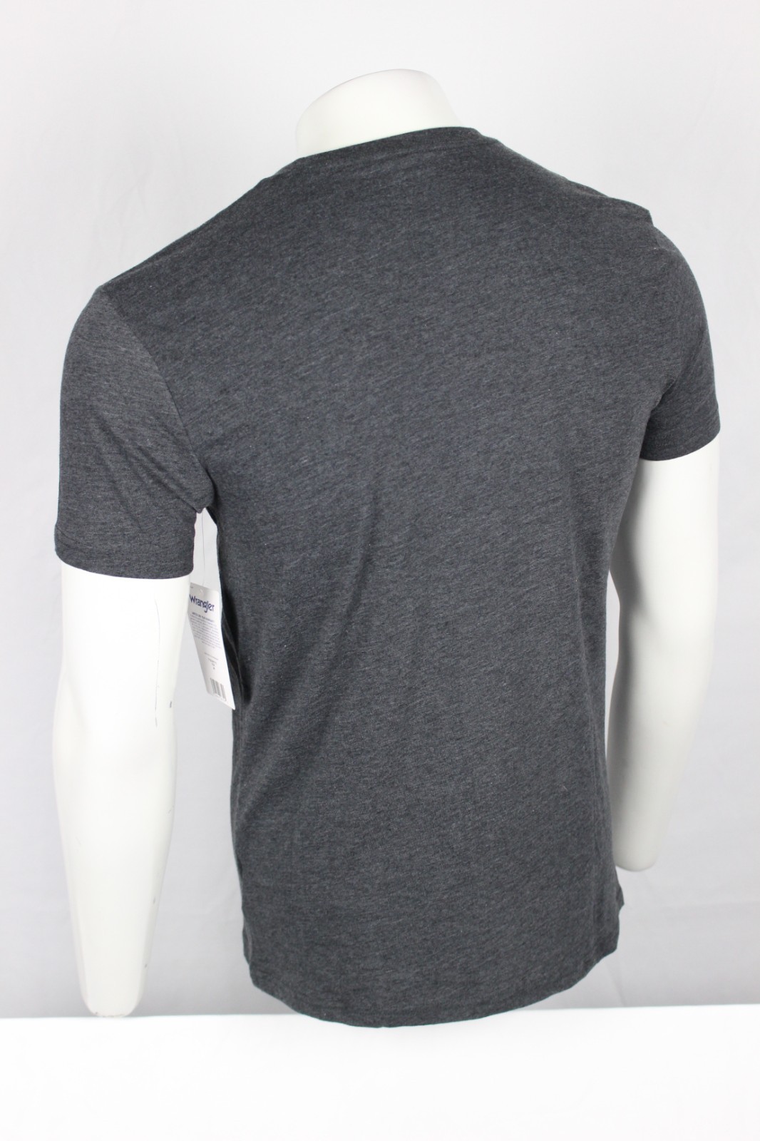 Wrangler Men's T Shirt Mexico Flag Kabel Short Sleeve Crew Charcoal Gray Heather gallery