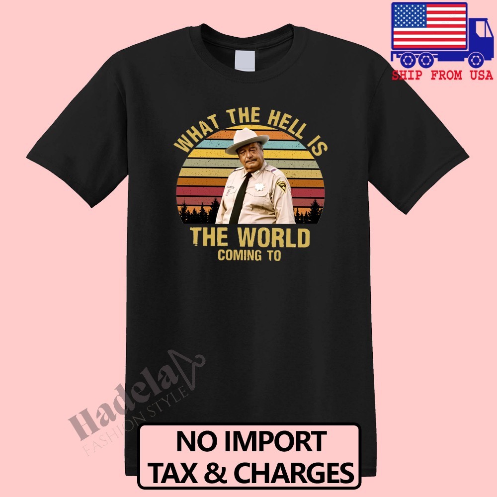 Smokey And The Bandit What The Hell Is The World Coming Men's Black Size S-5XL gallery
