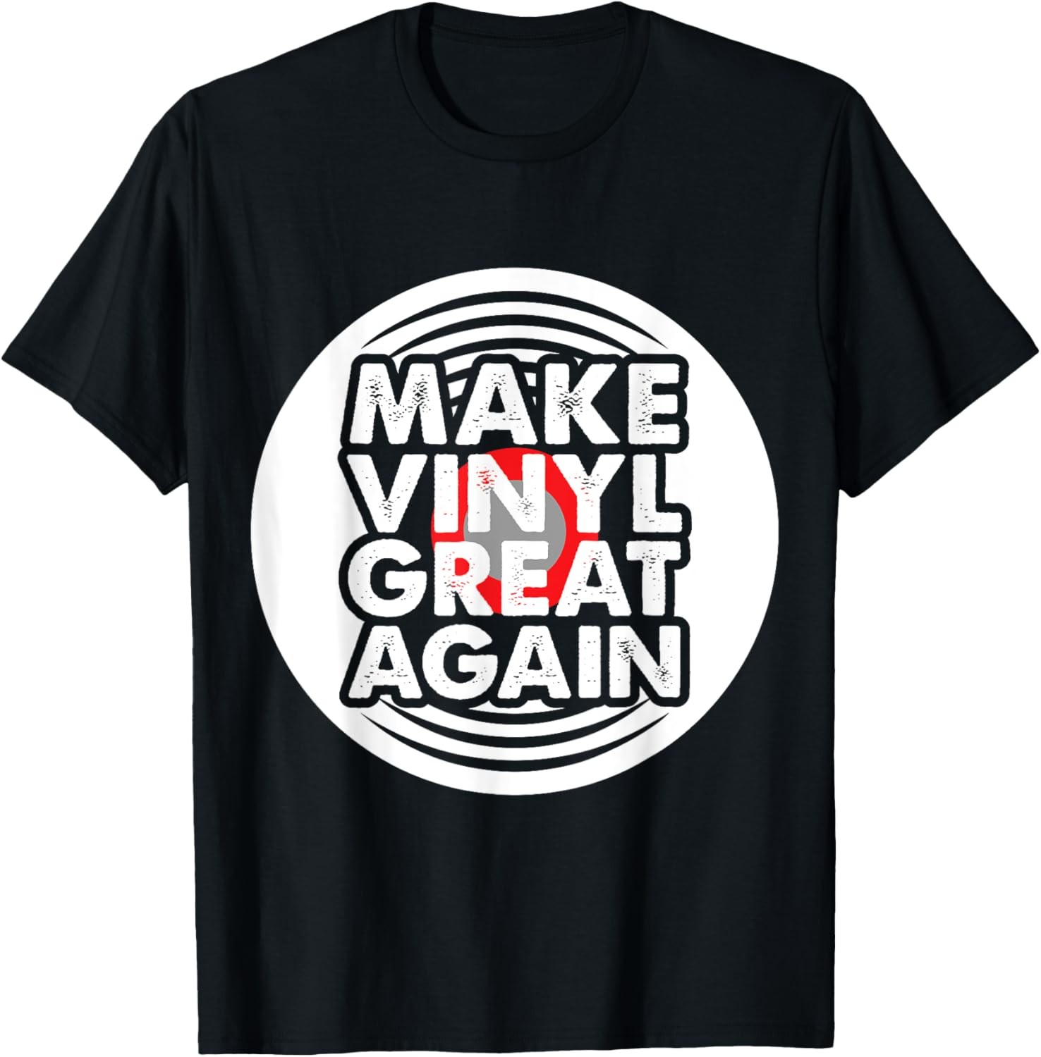 Make Vinyl Great Again / Record Turntable 90s, 80s Retro T-Shirt gallery