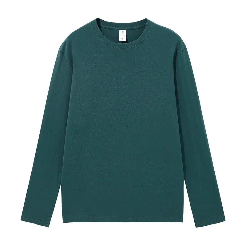 2026 New Combed Compactall Cotton Heavy Round Neck Solid Color gallery