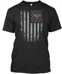 Motorcycle Victory Flag T-Shirt Made in the USA Size S to 5XL