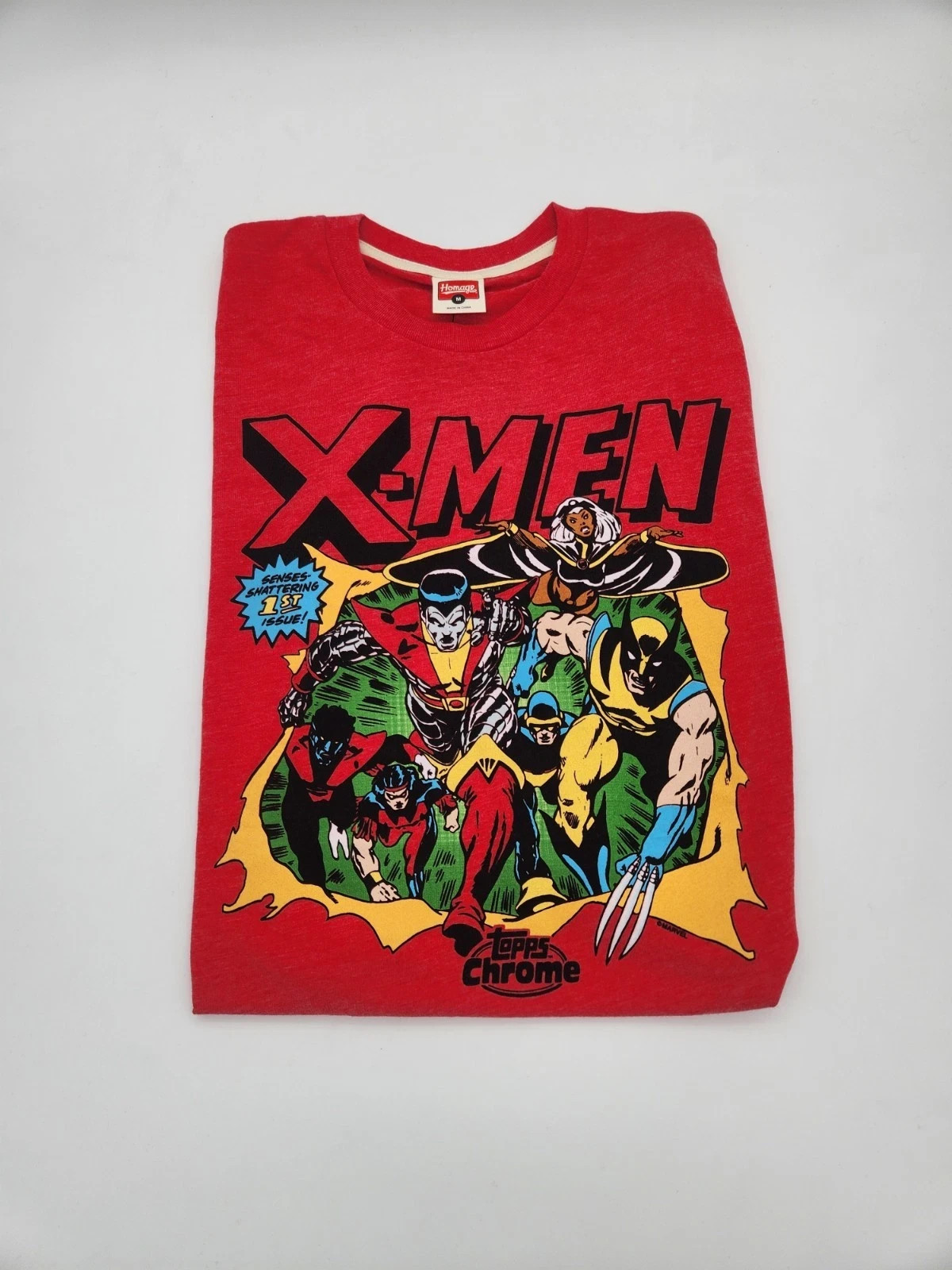TOPPS x MARVEL X-MEN COMIC RED TEE BRAND NEW gallery