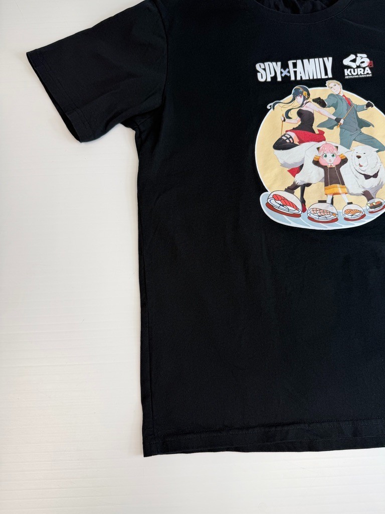 SpyxFamily Shirt Men Large Collab Kura Sushi Logo Collect Work Party Gym Core Ex gallery