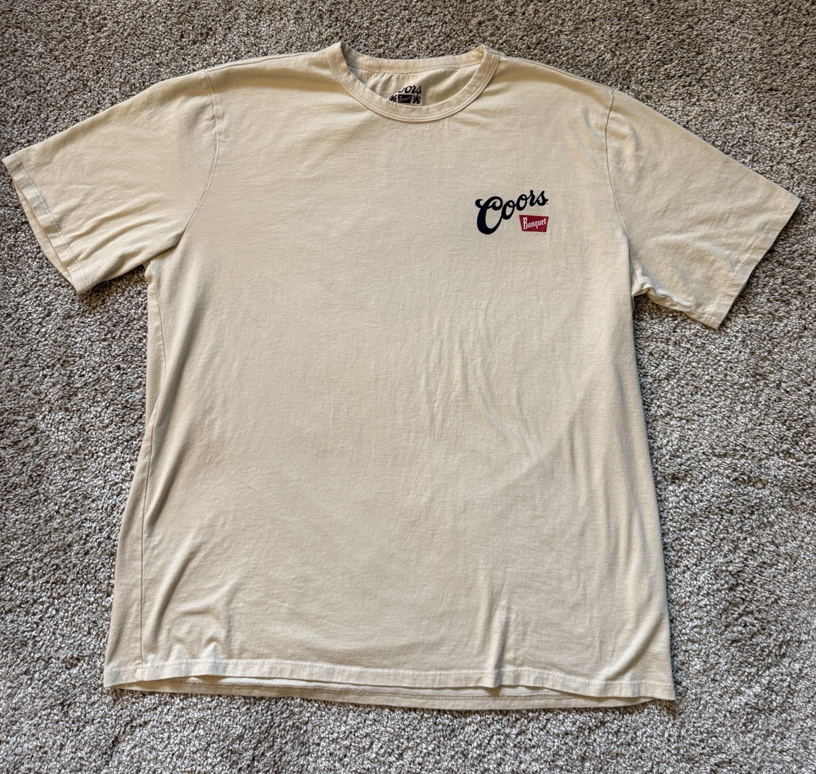 Coors Beer X Huckberry Collab 100% Supima Cotton T-shirt Men’s Size XL Slim