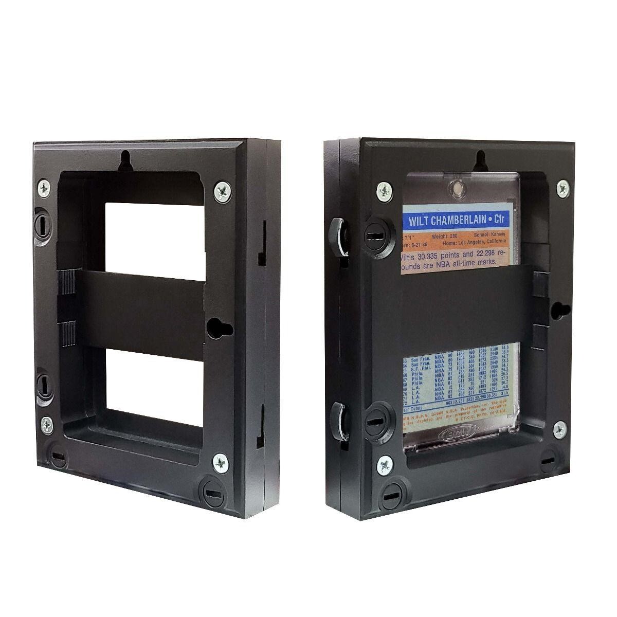 1 Pack 6 BCW Wall Mountable Interlocking Trading Card Display Frames Black New