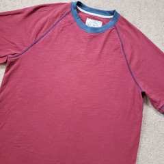 Carbon 2 Cobalt Effortlessly Cool Size Medium Mens Slub Blank Detour T-Shirt