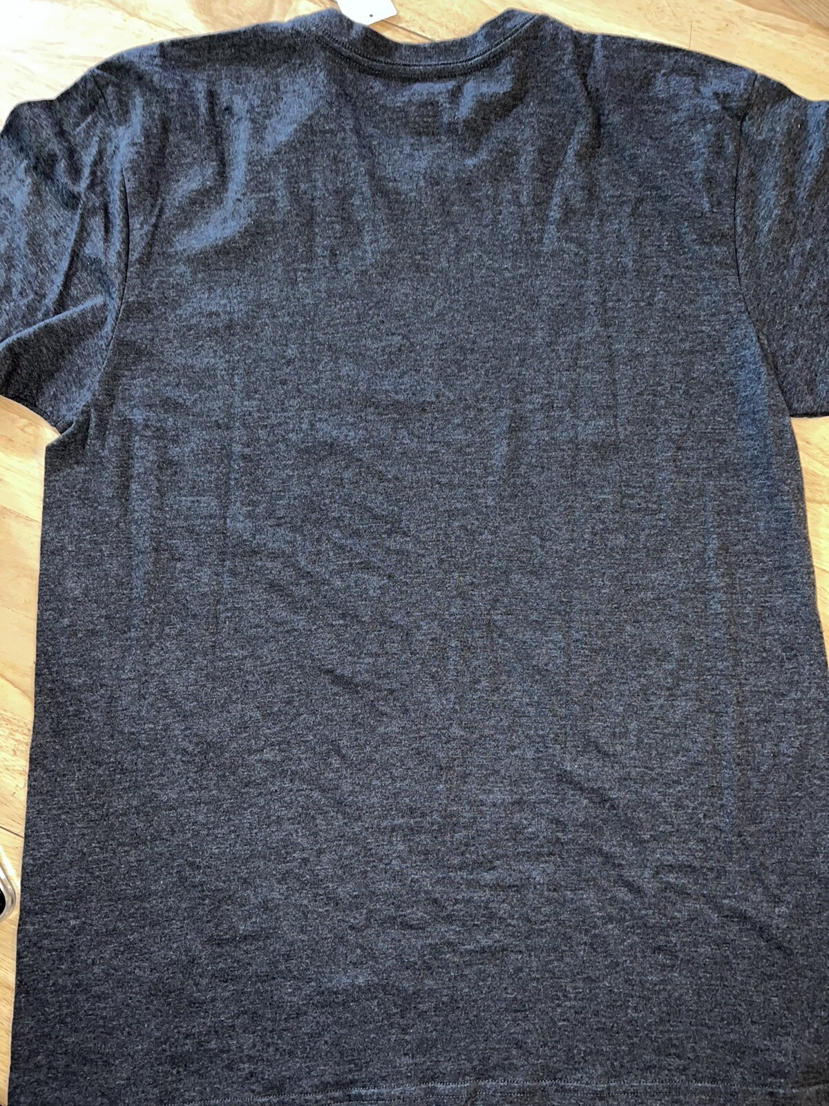 XL CSG Mens T-Shirt 100% Cotton V-Neck Short Sleeve Solid Gray BNWT gallery