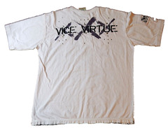 BLAC LABEL PREMIUM Vice Virtue Angel Graphics Men’s 3X T-Shirt Pale Pink Unisex