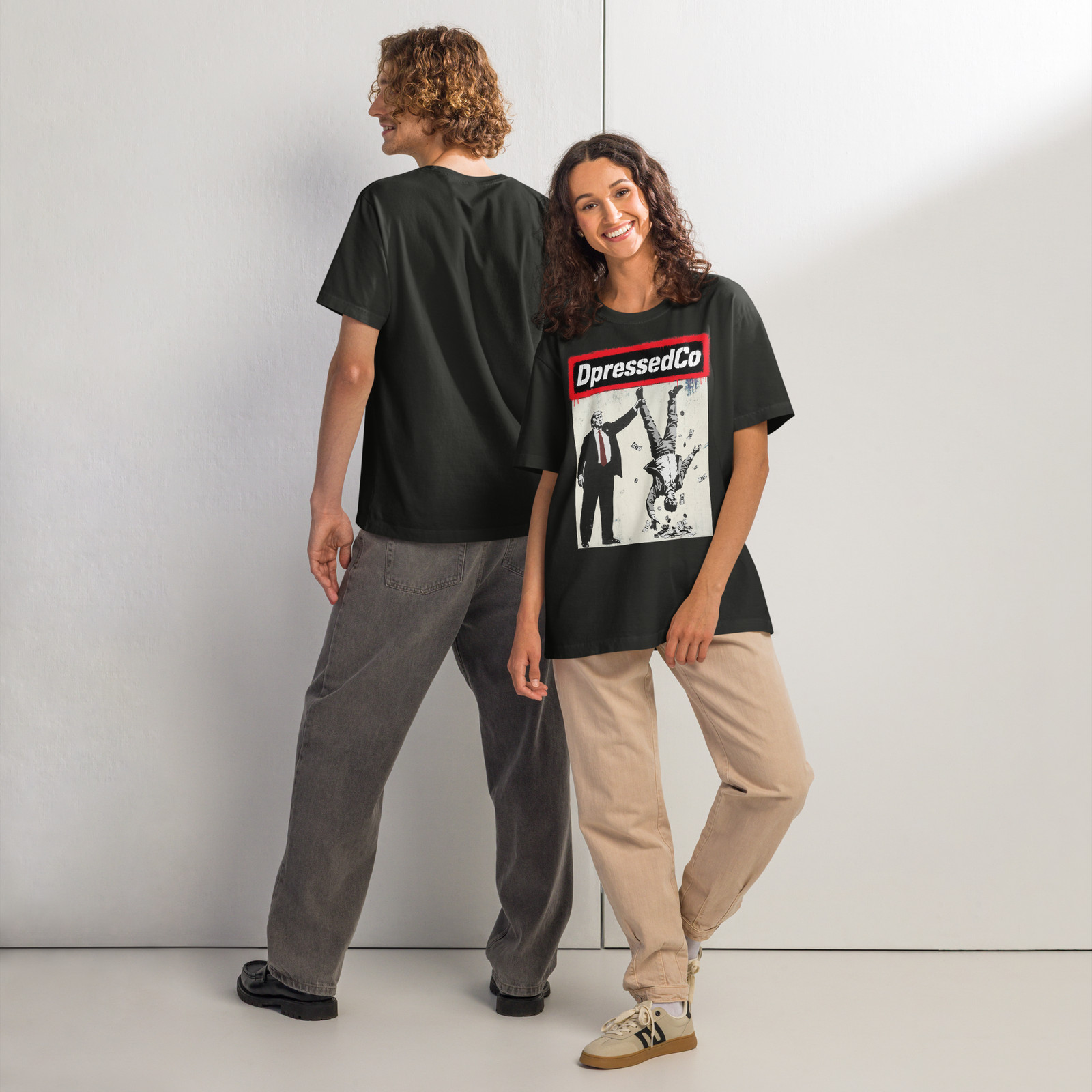 Unisex Punk Y2K Vintage Style Streetwear Oversized T-Shirt