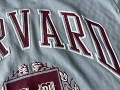 Vintage Harvard University Single Stitch Graphic Shirt Screen Stars Best Mens L