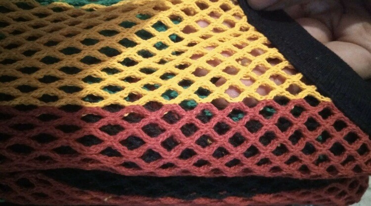 L Rasta Men Vest 100% Cotton Fishnet Fitted String Mesh Stretchy Jamaican Hot gallery