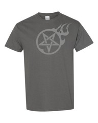 FLAMING PENTAGRAM Unisex T-Shirt Multi Colors S-XL FREE S&H! Kyle Millar art