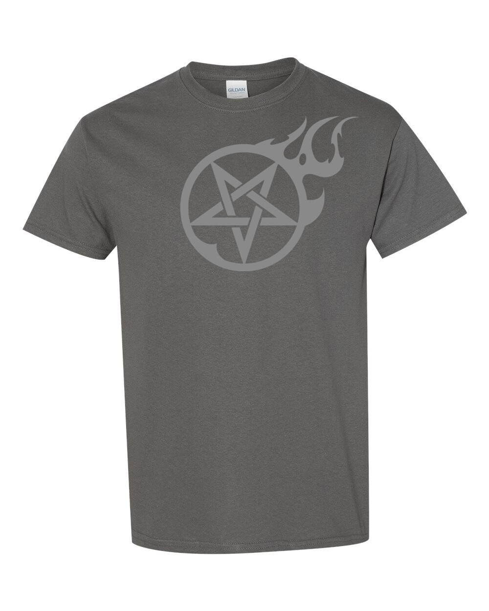 FLAMING PENTAGRAM Unisex T-Shirt Multi Colors S-XL FREE S&H! Kyle Millar art gallery