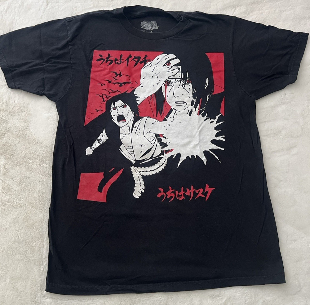 Ripple Junction Naruto Shippuden T Shirt Mens Medium Black Anime Graphic Tee