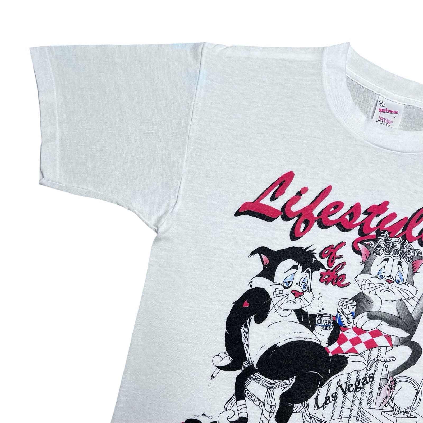 Vintage 1989 Lifestyles Of The Poor & Unknown Las Vegas T-Shirt Sz L gallery