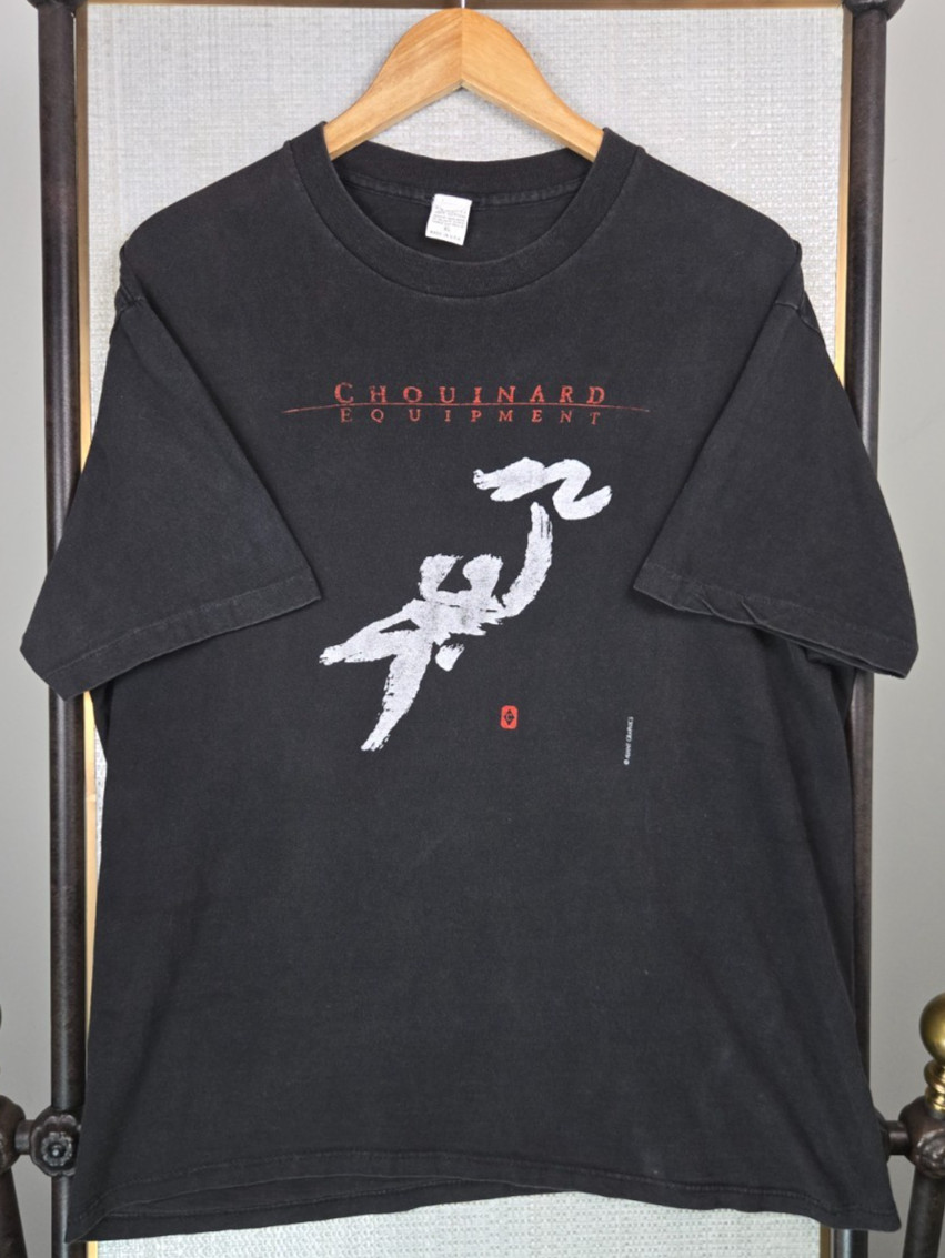 CHOUINARD x AVANT GRAPHICS VTG Mens Size XL T Shirt Made in USA Black PROMO