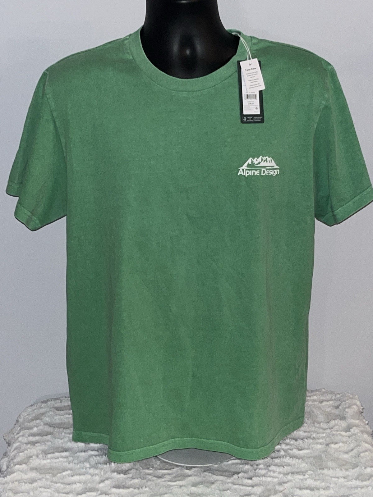 ALPINE DESIGN NATURE GREEN HIKE SHORT SLEEVE GRAPHIC T-SHIRT MENS LARGE NWT gallery