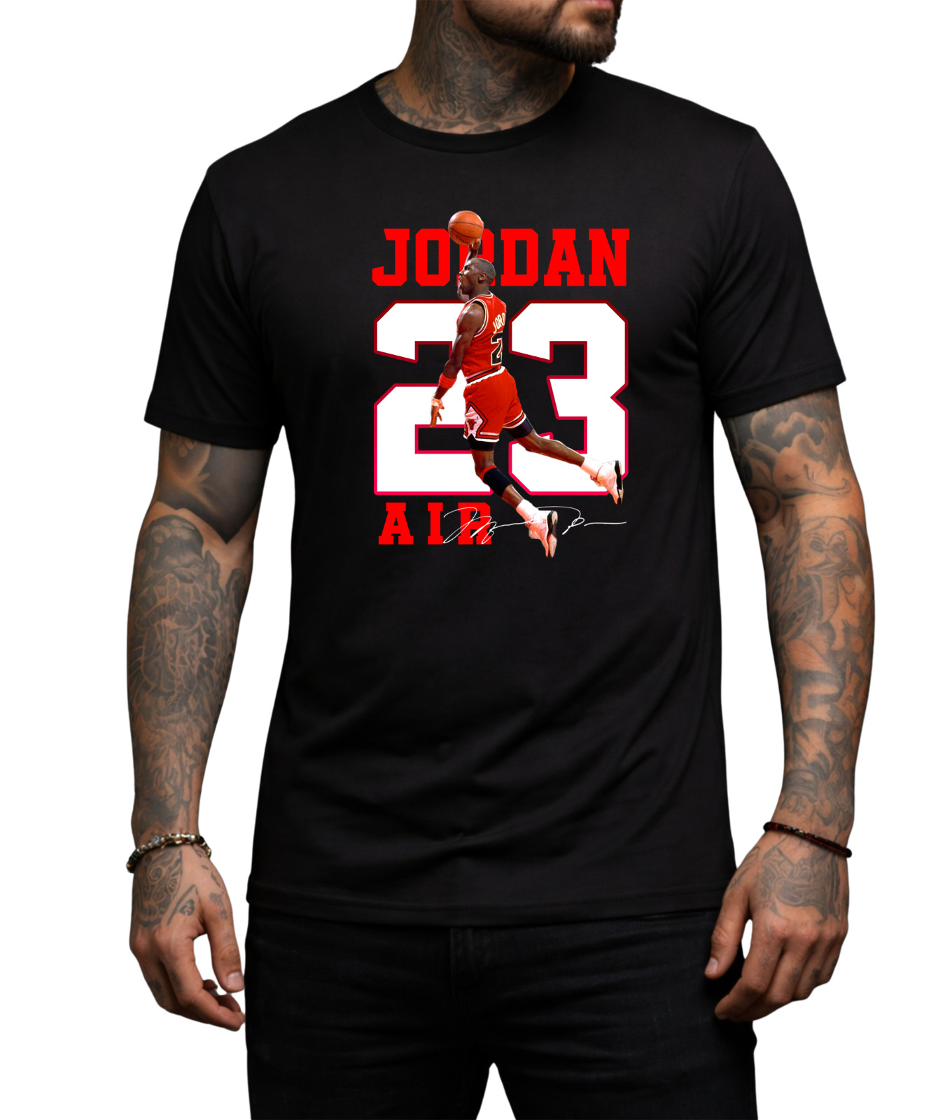 Shirt To Match Jordan 4 Toro Bravo Sneaker Tees- The 23 Black Unisex Tees gallery